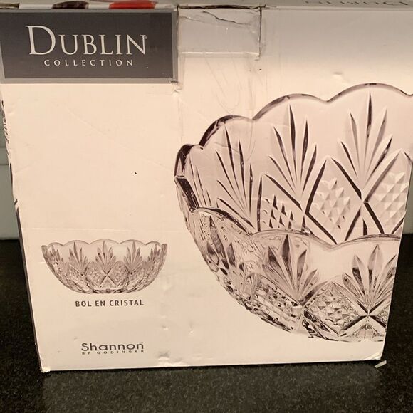 Godinger 8.5" Serving Bowl, Salad Bowl, Dublin Collection, Giftable Packaging - Picture 9 of 12